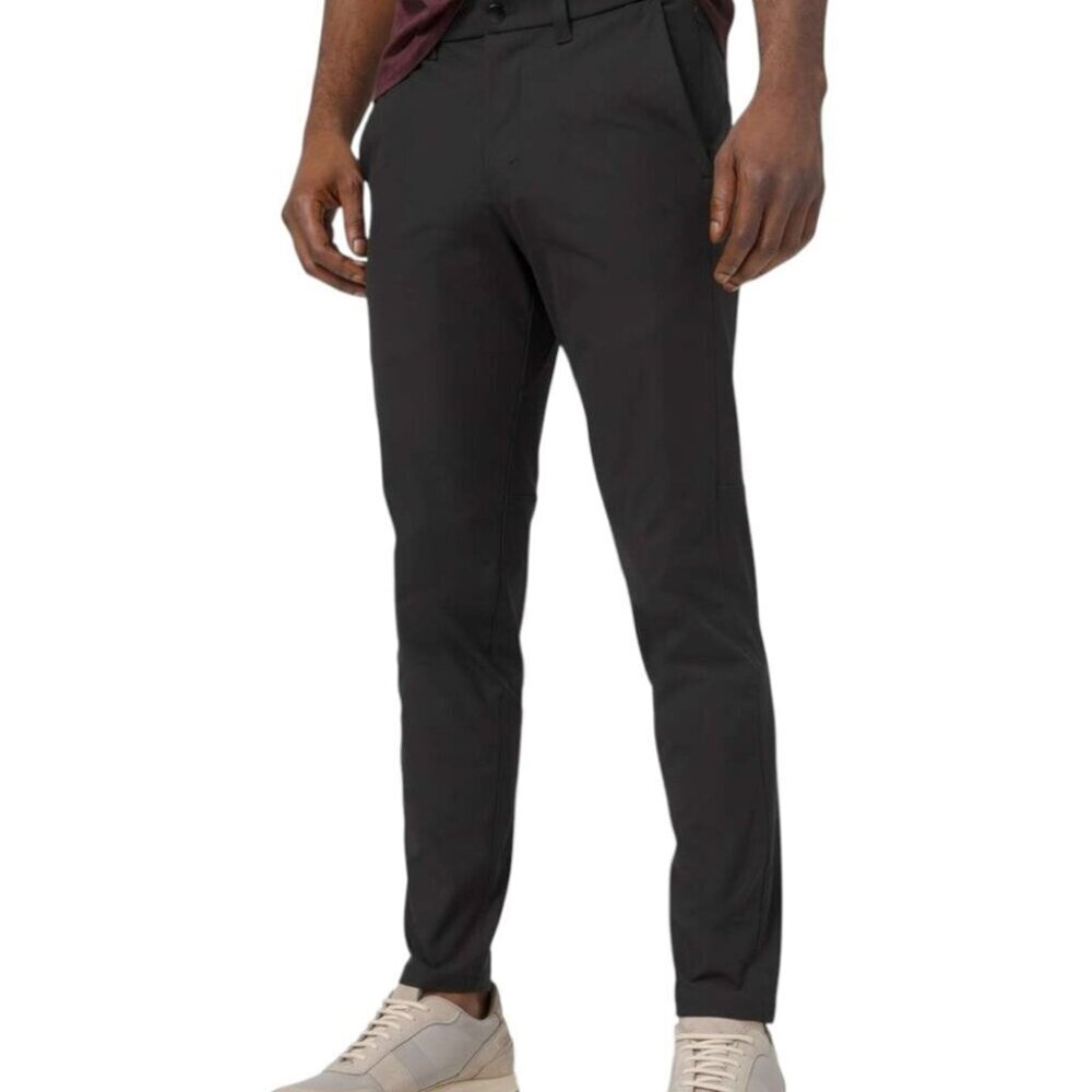 Lululemon Mens 28 Commission Pant Slim *Warpstreme 32" Black